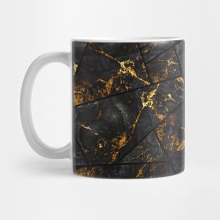 Black Marble and Gold Metallic - Luxury Pattern Mug